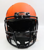Bo Nix Autographed Broncos Orange Rave Full-Size Pro Speed Helmet Beckett COA