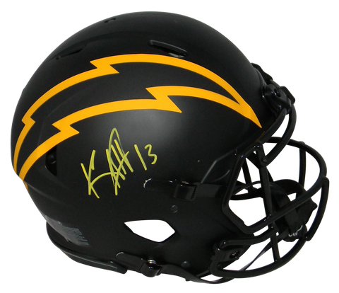 KEENAN ALLEN SIGNED LOS ANGELES CHARGERS ECLIPSE SPEED AUTHENTIC HELMET BECKETT