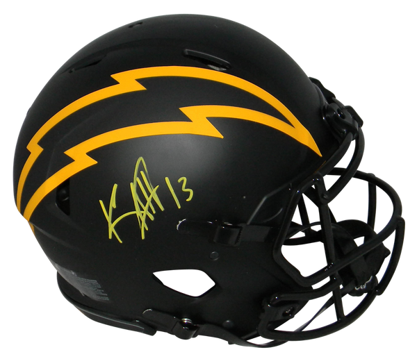 KEENAN ALLEN SIGNED LOS ANGELES CHARGERS ECLIPSE SPEED AUTHENTIC HELMET BECKETT