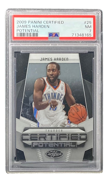 James Harden OKC Thunder 2009 Panini Certified Potential #25 199/500 RC PSA/DNA