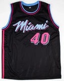 Udonis Haslem Signed Miami Heat / Miami Vice Jersey (Beckett) 3xNBA Champion