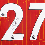 Darwin Nunez Signed Liverpool FC Home Soccer Jersey #27 with Beckett COA