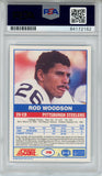 Rod Woodson Autographed 1989 Score #78 Rookie Card HOF PSA Slab 43592