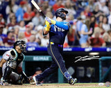 Kyle Schwarber Signed 16x20 Philadelphia Philles City Connect Photo JSA