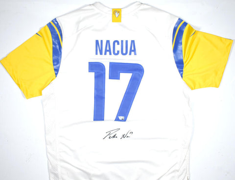 Puka Nacua Autographed Los Angeles Rams White Nike Game Jersey - Fanatics *Black