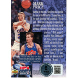 Mark Price Autographed/Signed Upper Deck 94 Upper Deck USA 55 Card Beckett 51923