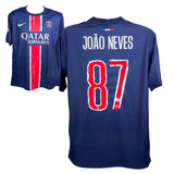 Joao Neves Signed PSG Soccer Jersey #87 with Beckett Witness
