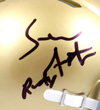 Sean Astin Autographed Notre Dame Speed Mini Helmet w/ Rudy - Beckett W Hologram