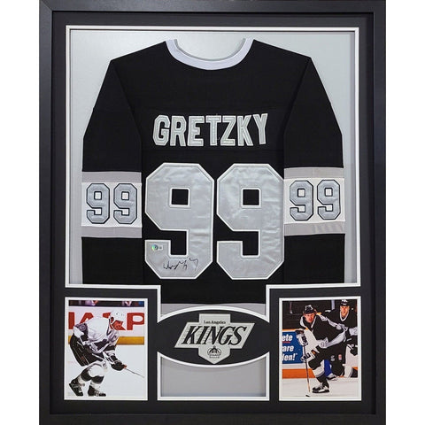 Wayne Gretzky Autographed Signed Framed Los Angeles Kings Jersey PSA/DNA
