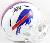 Keon Coleman Autographed Buffalo Bills F/S Speed Helmet - Beckett W Hologram