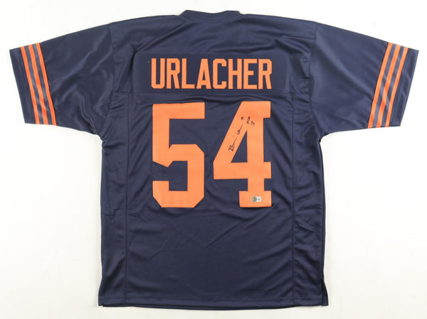 Brian Urlacher Signed Chicago Bears Blue Home Jersey (Beckett) HOF / Linebacker