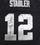 Raiders Ken Stabler Autographed Authentic Mitchell & Ness Jersey Beckett BS30314