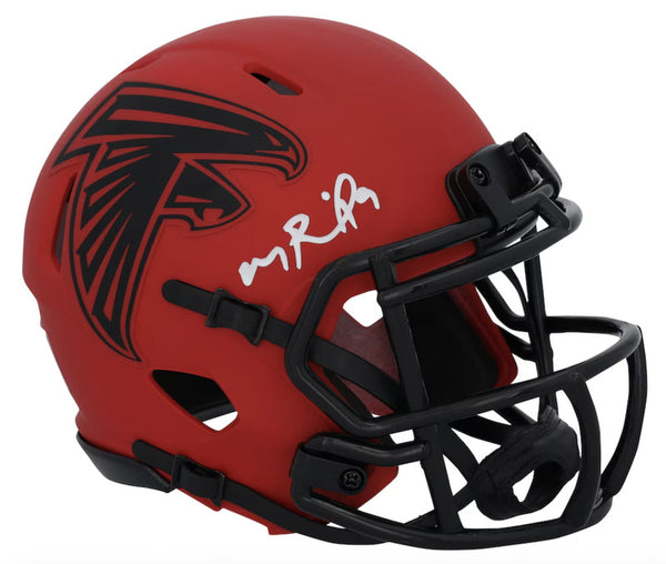 Michael Penix Jr. Autographed Atlanta Falcons 'RAVE' Mini Speed Helmet Fanatics