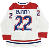 Cole Caufield Autographed Montreal Canadiens Authentic White Jersey Fanatics