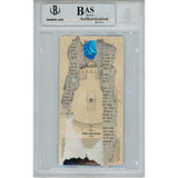 Terrell Davis Autographed Denver Broncos SB XXXII Blue Ticket Beckett 47581