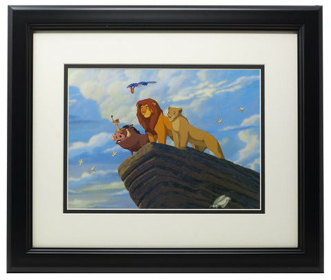 Walt Disney's The Lion King Framed Pride Rock 11x14 Photo