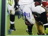 Marshawn Lynch Autographed Framed 11x14 Photo Seattle Seahawks ML Holo #14676