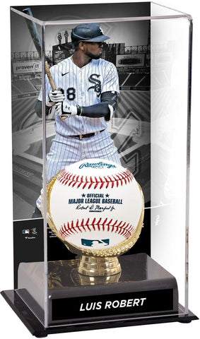 Luis Robert Chicago White Sox Gold Glove Display Case with Image