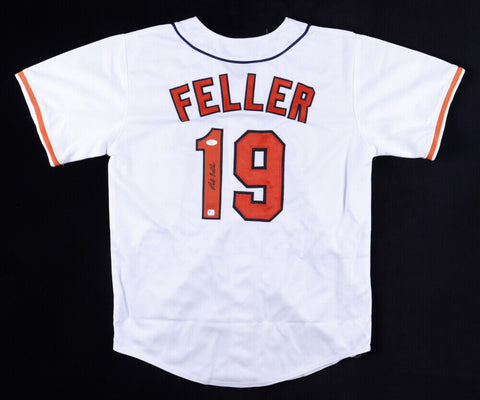 Bob Feller Signed Cleveland Indian Jersey (JSA COA) Hall of Fame 1962 / Pitcher