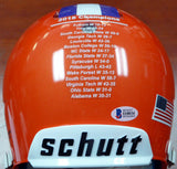 DESHAUN WATSON AUTOGRAPHED CLEMSON AUTHENTIC CHAMPS FULL SIZE HELMET BAS 113708