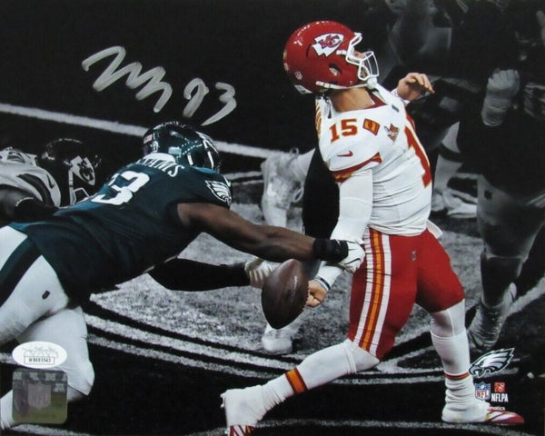 Milton Williams Eagles Signed/Autographed 8x10 Photo Super Bowl LIX JSA 194714