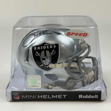 Autographed/Signed Raghib Rocket Ismail LV Raiders Mini Helmet Beckett BAS COA