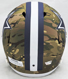EZEKIEL ELLIOTT AUTOGRAPHED COWBOYS CAMO FULL SIZE HELMET FANATICS HOLO 215888