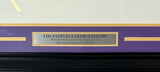 LA Lakers Legends Wilt, West, Magic, Baylor, Kareem 5-Signature Litho PSA LOA
