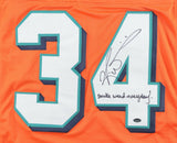 Ricky Williams Signed Miami Dolphin Jersey Ins "Smoke Weed Everyday!" (Schwartz)