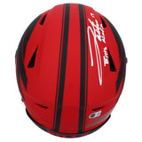 Josh Allen Autographed/Inscribed Bills RAVE Speedflex Authentic Helmet Beckett