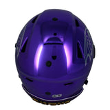 Ray Lewis Autographed Ravens Purple / Gold Chrome SpeedFlex Helmet Beckett