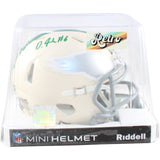 Devonta Smith Autographed Philadelphia Eagles Mini Helmet Retro Beckett W 58581