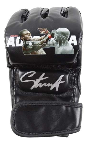 Israel Adesanya Signed Custom MMA Fight Glove BAS