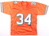 Ricky Williams Signed Dolphins Inscribed Phins Up Jersey (JSA) Pro Bowl RB 2002