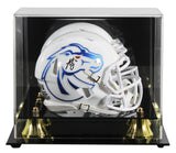 Boise State Ashton Jeanty Signed White Speed Mini Helmet W/ Case BAS Witnessed