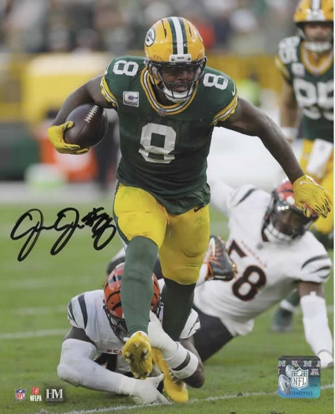JOSH JACOBS - Green Bay Packers NFL Running Back - Signed 8x10 Photo #6 AUTO