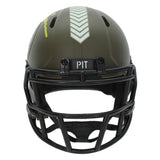 Lynn Swann Autographed Pittsburgh Steelers Salute to Service Mini Helmet Beckett