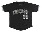 Frank Thomas Authentic Signed Black Pro Style Jersey Autographed JSA Witness