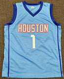 HOUSTON ROCKETS JOHN WALL AUTOGRAPHED LIGHT BLUE JERSEY BECKETT BAS 189803