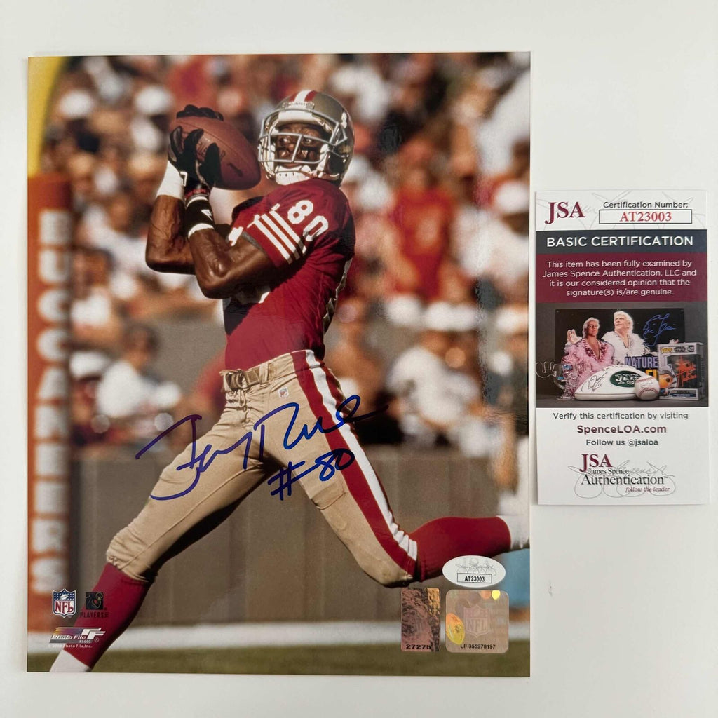 Autographed/Signed Jerry Rice San Francisco 49ers 8x10 Football Photo ...