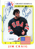 Mike Eruzione/Jim Craig Signed Miracle On Ice Playing Cards with 8x10 Photo JSA