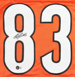 Erick All Jr Signed Cincinnati Bengals Jersey (Beckett) 2024 Draft Pck Tight End
