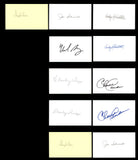 Autographed Assorted NFL Hall of Fame 3x5 Index Cards (51 Count Lot) SKU #243682