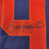 Framed Autographed/Signed Dan Hampton 33x42 Chicago CR Jersey BAS COA