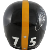 White Greene Holmes Greenwood Signed Pittsburgh Steelers RK Helmet Beckett 49399