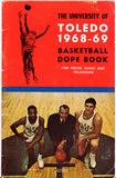 1968-1969 Toledo Autographed Signed Press Guide 15 Sigs John Brisker PSA AB06816