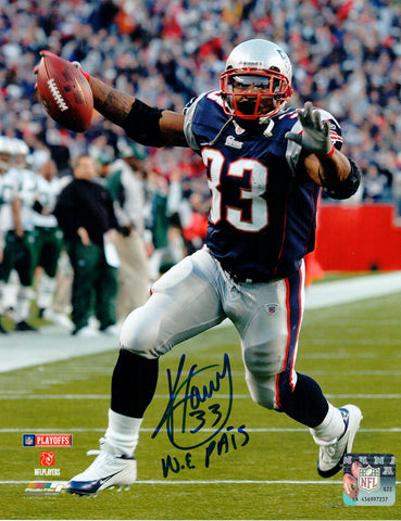 Kevin Faulk New England Patriots Signed Autographed 8x10 Photo NE PATS