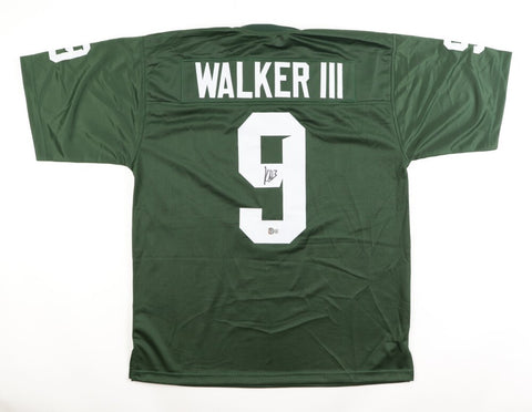 Kenneth Walker III Signed Michigan State Spartans Jersey (Beckett) Seahawks / RB