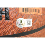 John Stockton Autographed/Signed Utah Jazz Basketball Beckett Witness 53113