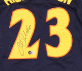 Jason Richardson Signed Golden State Warriors Hardwood Classic Jersey (Beckett)